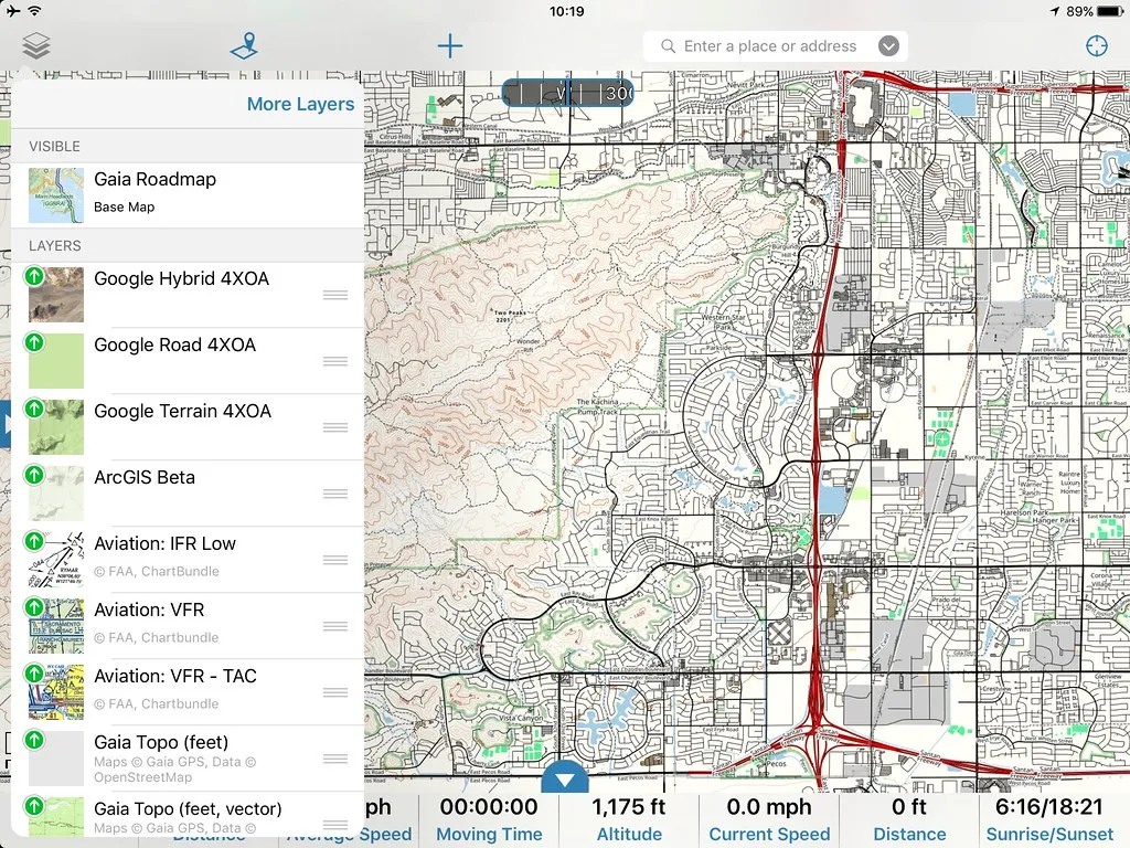 You can see our custom maps in this screenshot.